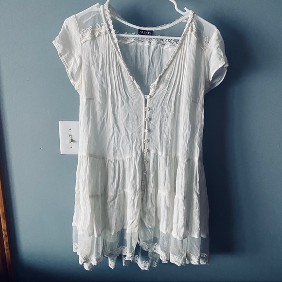Alloy Apparel lace blouse - Picture 1 of 8